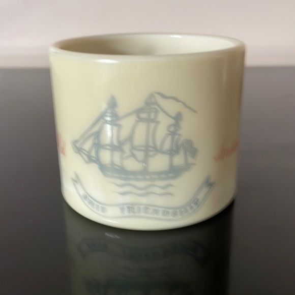 Old Spice Shaving Mug White Glass with Logo Old but like New - Picture 1 of 9